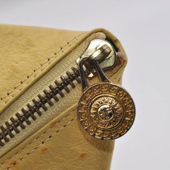 GIANNI VERSACE ostrich trunk bag main image 6